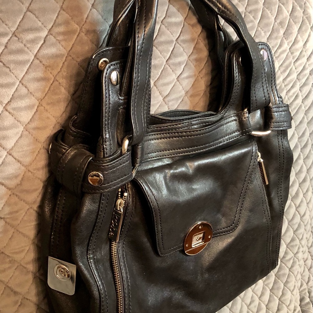 Kooba Black Leather Tote NEW with Dust bag